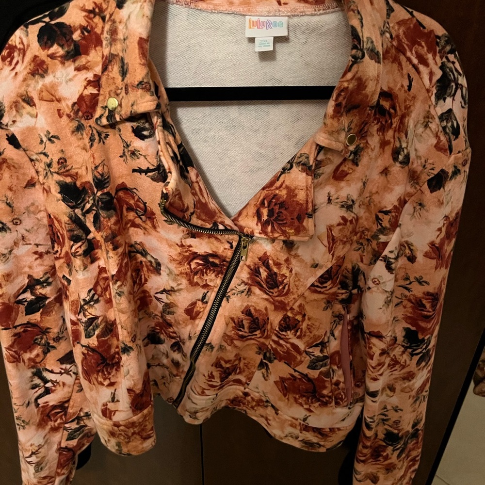 Lularoe Presley moto jacket 2xl